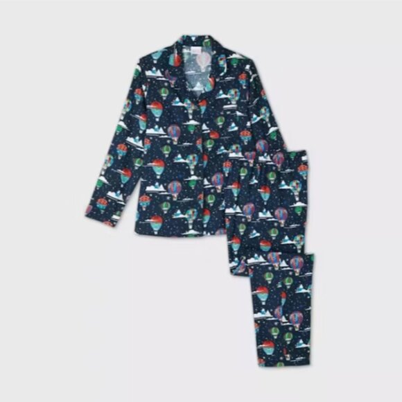 Wondershop Other - Wondershop 2-Piece Flannel Pajama Set Mens Size Small Hot Air Balloon Print